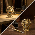 pure brass sun and moon mythological statue