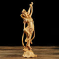 Boxwood Dunhuang Flying Apsaras in Wood